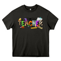 Asphalt halloween teacher Heavy Core Tee - NancyCooperArtShop