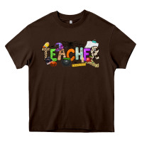 Halloween Teacher Heavy Core Tee | Teevron