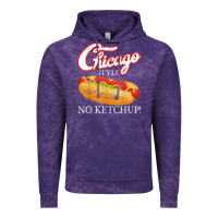 Cloud Purple chicago hot dog summer style 4th of july no ketchu Vintage Hoodie - tuanDangUi