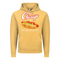 Vintage Mustard chicago hot dog summer style 4th of july no ketchu Vintage Hoodie - tuanDangUi
