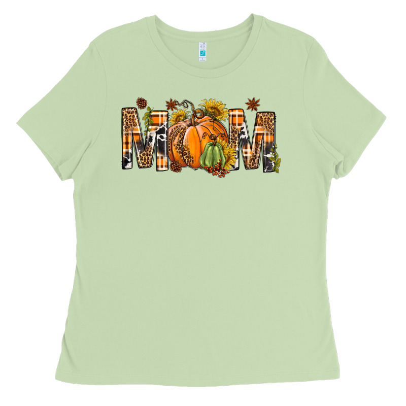 Western Mom With Pumpkins Ladies Tee by BundleAndBundleShop | Teevron