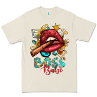 Bone Western Boss Babe Cigar Lip Premium Tee - BundleAndBundleShop