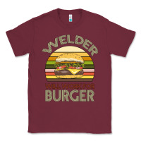 Burgundy Welder Wıll Work For Burger Classic Tee - Bettercallsaul