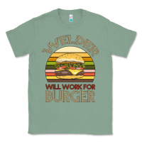 Sage Welder Wıll Work For Burger Classic Tee - Bettercallsaul