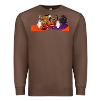 Chestnut Trick Or Treat Baby Chimpanzee Premium Sweatshirt - LillyAllenDesigns