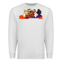 Oatmeal Heather Trick Or Treat Baby Chimpanzee Premium Sweatshirt - LillyAllenDesigns
