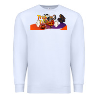 White Trick Or Treat Baby Chimpanzee Premium Sweatshirt - LillyAllenDesigns