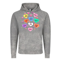 Cloud Rock womens valentine candy heart valentines day vneck Vintage Hoodie - tuanDangUi