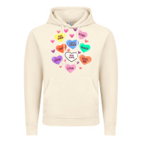 Vintage Artic womens valentine candy heart valentines day vneck Vintage Hoodie - tuanDangUi