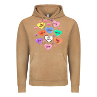 Vintage Camel womens valentine candy heart valentines day vneck Vintage Hoodie - tuanDangUi