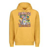 Mustard Bunny's Favorite Teacher Easter Day Premium Hoodie - FaDigitalArtStudio