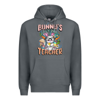 Rock Bunny's Favorite Teacher Easter Day Premium Hoodie - FaDigitalArtStudio