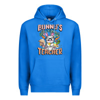 True Royal Bunny's Favorite Teacher Easter Day Premium Hoodie - FaDigitalArtStudio