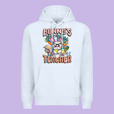 Bunny's Favorite Teacher Easter Day Premium Hoodie Designed By Fadigitalartstudio