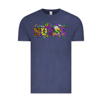 Vintage Denim Mardi Gras Day Nurse Vintage Tee - NancyCooperArtShop