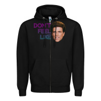 Black don't feel like danson Zipper Hoodie - tuanDangUi