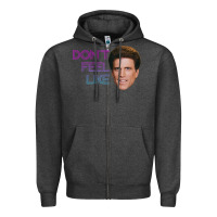Charcoal Heather don't feel like danson Zipper Hoodie - tuanDangUi