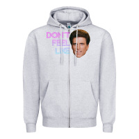Heather Grey don't feel like danson Zipper Hoodie - tuanDangUi