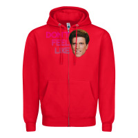 Red don't feel like danson Zipper Hoodie - tuanDangUi
