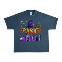 Midnight Navy Basic Witch Urban Heavy Tee - texasbilliewilder