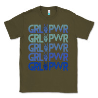 Army Green Girl Power Peace Classic Tee - Bettercallsaul