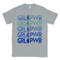 Heather Grey Girl Power Peace Classic Tee - Bettercallsaul