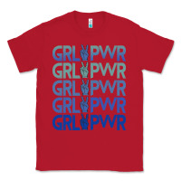 Red Girl Power Peace Classic Tee - Bettercallsaul