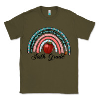 Army Green sixth grade rainbow Classic Tee - RanaPortraitStore