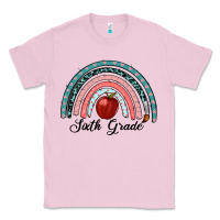 Bubblegum Pink sixth grade rainbow Classic Tee - RanaPortraitStore