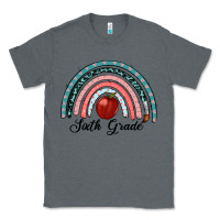Charcoal Heather sixth grade rainbow Classic Tee - RanaPortraitStore