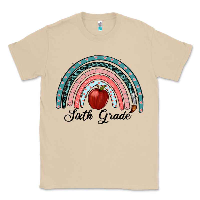 Sixth Grade Rainbow Classic Tee by RanaPortraitStore | Teevron