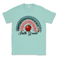 Seafoam sixth grade rainbow Classic Tee - RanaPortraitStore