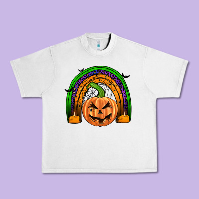 Halloween Rainbow Urban Heavy Tee Designed By Jahusdesignshop
