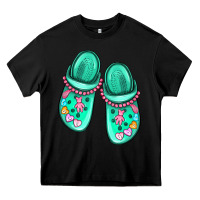 Black nurse crocs Heavy Core Tee - MaliasSmallBusiness