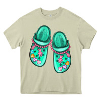 Mossy nurse crocs Heavy Core Tee - MaliasSmallBusiness