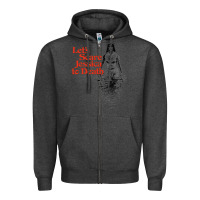 Charcoal Heather let's scare jessica to death Zipper Hoodie - tuanDangUi