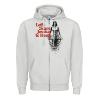 Dove Grey let's scare jessica to death Zipper Hoodie - tuanDangUi