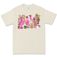 Bone Pink Christmas Coffee Cups Bbs Premium Tee - BundleAndBundleShop