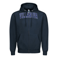 Navy villanova pennsylvania pa vintage athletic sports Zipper Hoodie - tuanDangUi