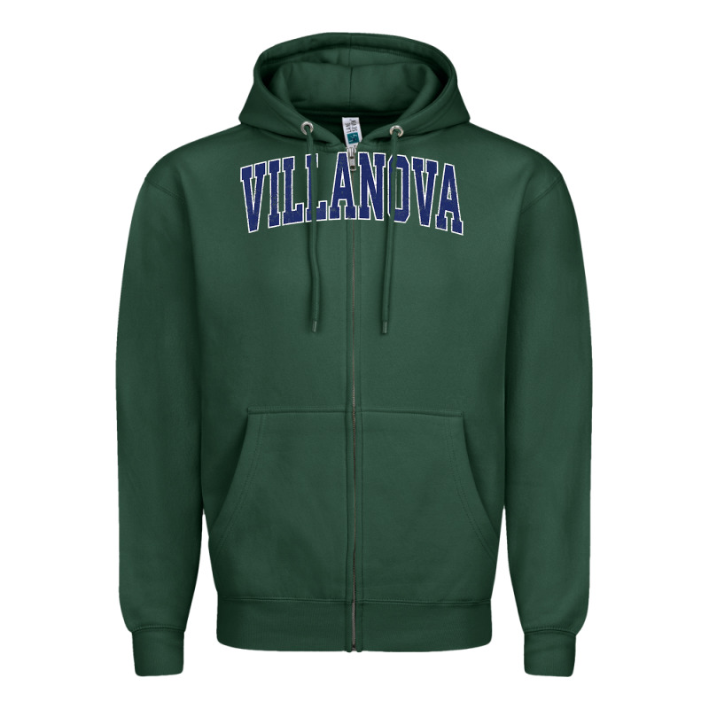 Villanova Pennsylvania Pa Vintage Athletic Sports Zipper Hoodie by tuanDangUi | Teevron