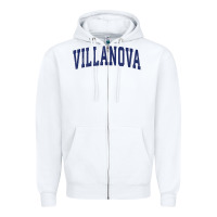 White villanova pennsylvania pa vintage athletic sports Zipper Hoodie - tuanDangUi