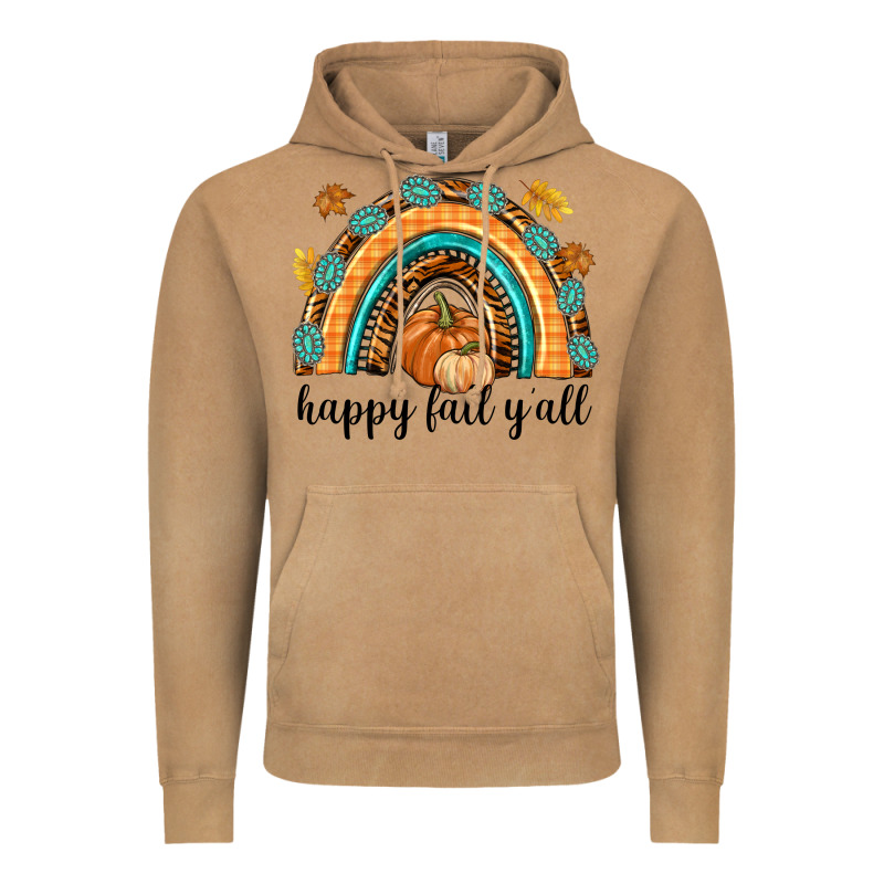 Happy Fall Y'all Vintage Hoodie by texasbilliewilder | Teevron