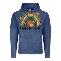 Vintage Denim Happy Fall Y'all Vintage Hoodie - texasbilliewilder