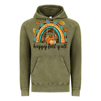 Vintage Olive Happy Fall Y'all Vintage Hoodie - texasbilliewilder