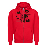 Red the wild wild west colour Zipper Hoodie - tuanDangUi