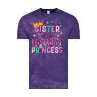 Cloud Purple sister of the birthday princess Vintage Tee - NancyCooperArtShop