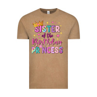 Vintage Coffee sister of the birthday princess Vintage Tee - NancyCooperArtShop