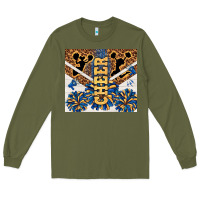 Army Green Cheer Long Sleeve Tee - TumblerDesignByShophia