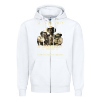 White Alan Art Jackson Limited Design Gift For Fans Zipper Hoodie - tuanDangUi