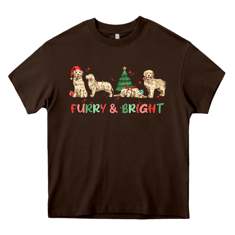 Furry And Bright Heavy Core Tee by MaliasSmallBusiness | Teevron